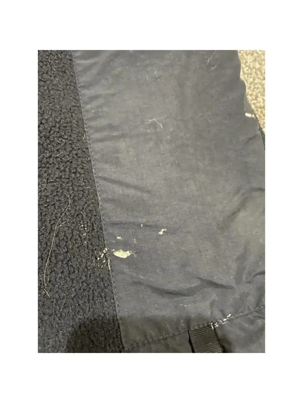 Men’s The North Face Black Denali Fleece Fill Zip Jacket XXL